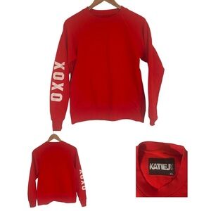 Katie J NYC XOXO Crew Sweatshirt